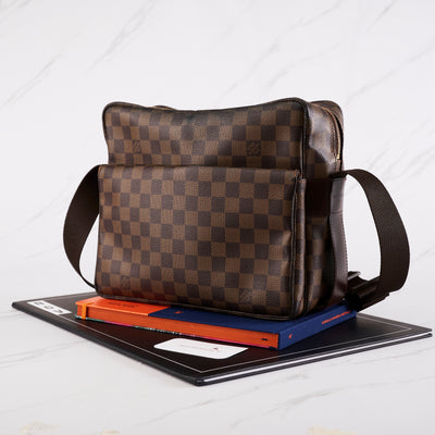 [Pra-milik] Louis Vuitton Damier Canvas Naviglio Messenger Bag 