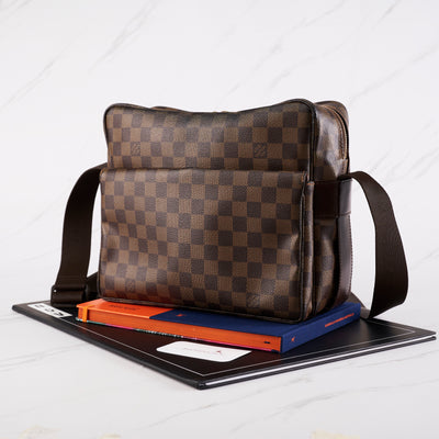 [Pra-milik] Louis Vuitton Damier Canvas Naviglio Messenger Bag 