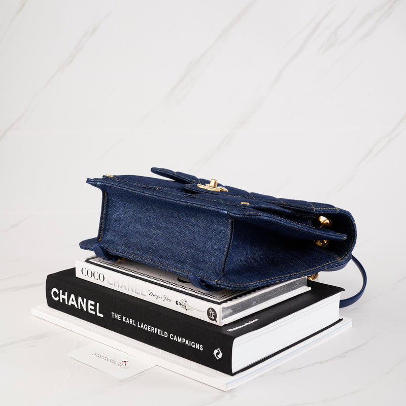 [NEW] Chanel 23S Backpack | Denim Blue , Gold and Ruthenium Hardware
