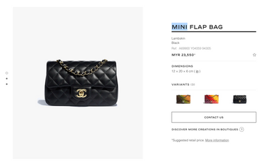 [NEW] Chanel Mini Flap Bag | Lambskin Black & Gold-Tone Metal