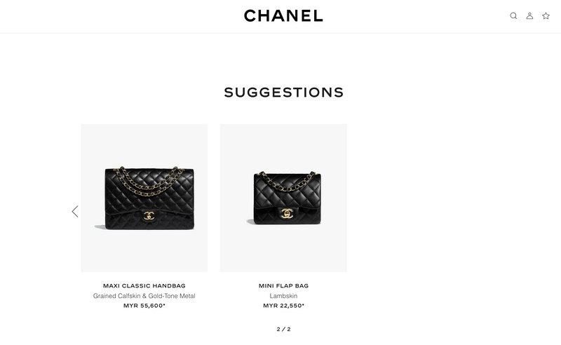 [Pra-milik] Beg Klasik Chanel, Putih | Vintaj, Kaviar &amp; Logam Nada Emas 24K 