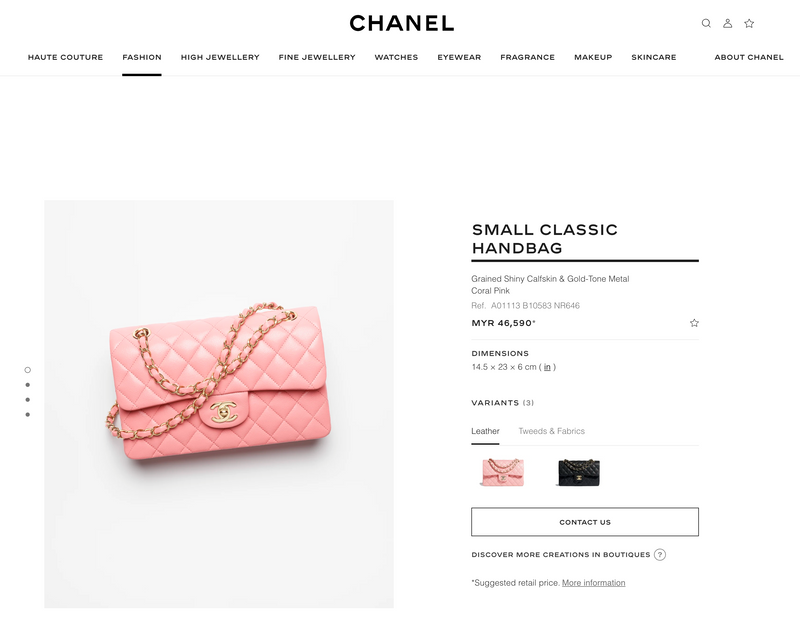 [Like New] Chanel Small Classic Bag | Caviarskin Beige & Silver-Tone Metal
