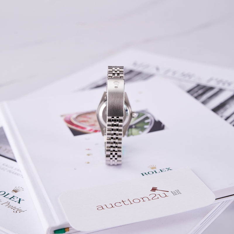[Pre-owned] Rolex Lady-Datejust 69174 26mm | Diamond-Set Silver Dial, Jubilee Bracelet