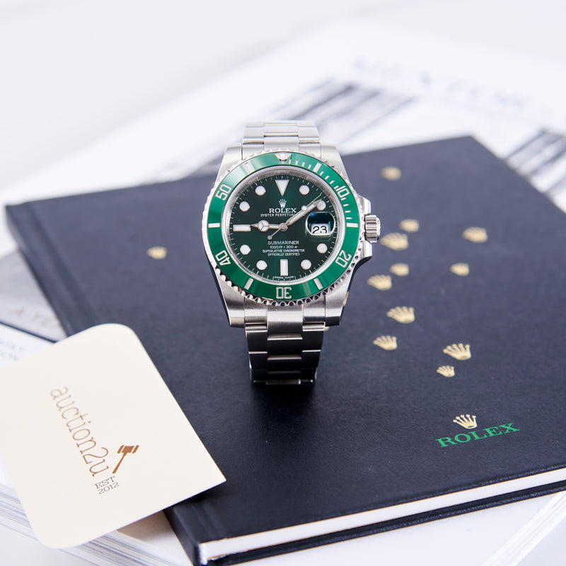 [Pre-owned] Rolex Submariner Date 116610LV-0002 40mm | Hulk