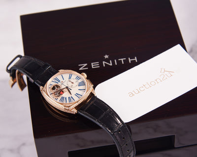 [Pre-owned] Zenith Star Open El Primero 4062 Ladies Rose Gold Diamond