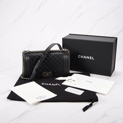 [Kotak Terbuka] Lelaki Chanel | Kaviar &amp; Logam Penamat Ruthenium 