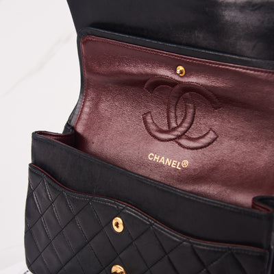 [Pre-owned] Chanel Classic Bag | Vintage, Calfskin & 24K Gold-Tone Metal