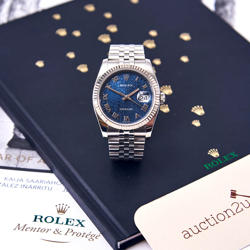 [Pre-owned] Rolex Datejust 36 116234-0141 36mm | Blue Dial, Jubilee Bracelet