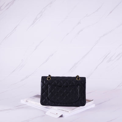 [Pre-owned] Chanel Small Classic Bag | Caviarskin & Gold-Tone Metal