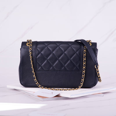 [Pre-owned] Chanel Timeless Diana Limited Edition | Navy blue