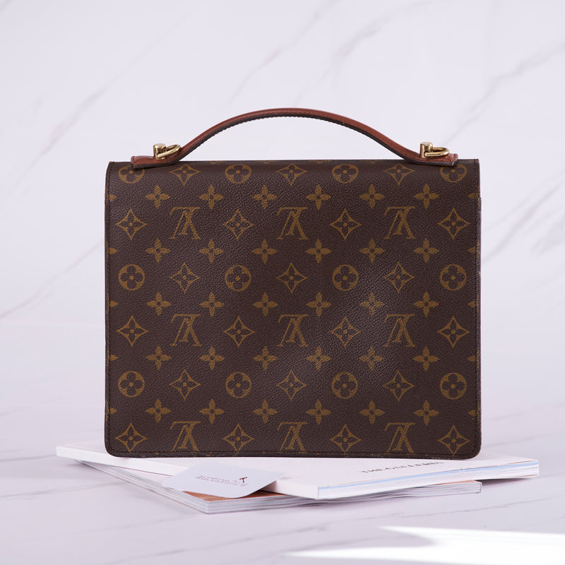 [Pre-owned] Louis Vuitton Monogram Monceau 28 Shoulder Bag M51185