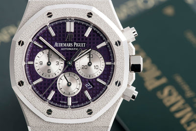 [Pre-owned] Audemars Piguet Royal Oak Chronograph 'Frosted White Gold' 26331BC.GG.1224BC.01 41mm
