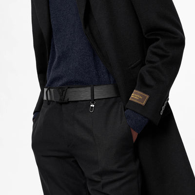 [BARU] Louis Vuitton Initiales 40mm Belt | M9229Q, CE.LV 40 EPI Noir 110 