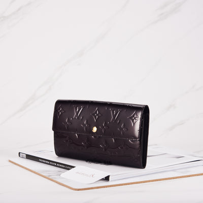 Pre-ownedLouis Vuitton Portefeuille Sarah Envelope Wallet Epi Leather Red  