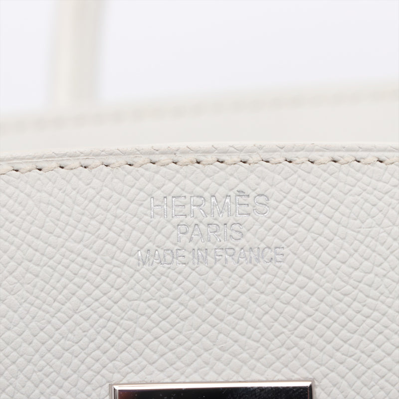 [Pre-milik] Hermès Birkin 35 | Blanc, Kulit Epsom, Perkakasan Palladium 
