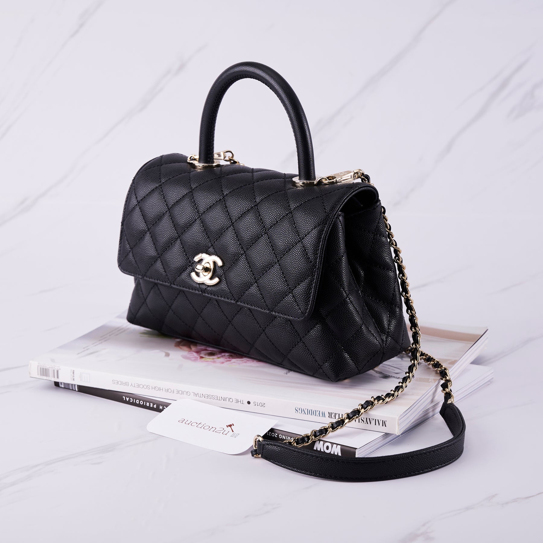Open Box] Chanel Flap Bag With Top Handle (Small Coco Handle)
