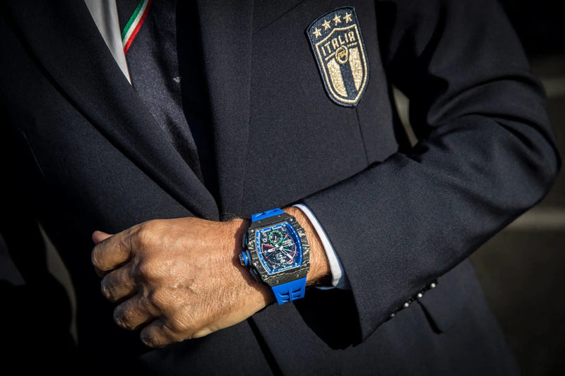 [BARU] Richard Mille RM11-04 Automatik Penggulungan Flyback Chronograph Roberto Mancini 