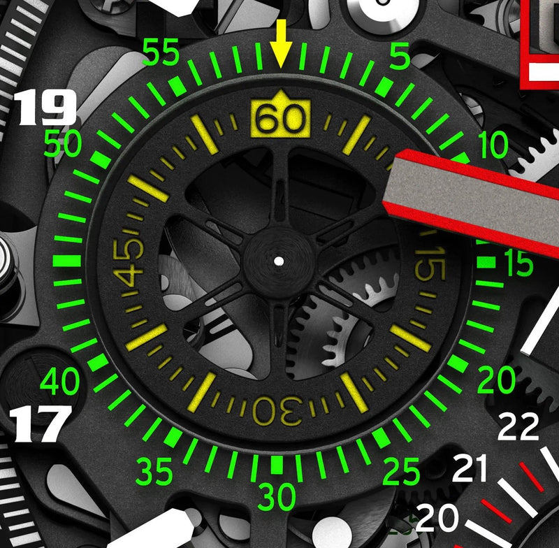 [BARU] Richard Mille RM39-01 Penerbangan Automatik Flyback Chronograph 