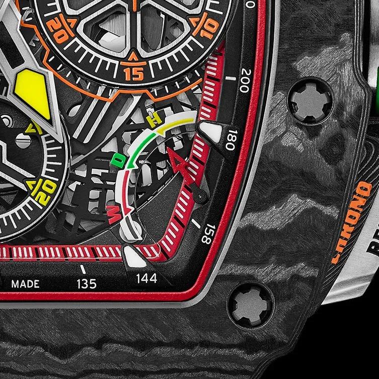 [BARU] Richard Mille RM65-01 NTPT Penggulungan Automatik Selisih-saat Kronograf 
