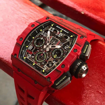 [Pre-owned] Richard Mille RM11-03 RED NTPT Automatic Winding Flyback Chronograph