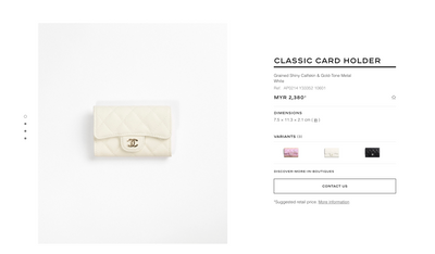 [Pre-owned] Chanel Classic Card Holder | Caviar: Grained Shiny Calfskin & Gold-Tone Metal