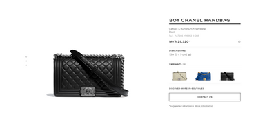 [Open Box] Chanel Boy | Caviar & Ruthenium-Finish Metal