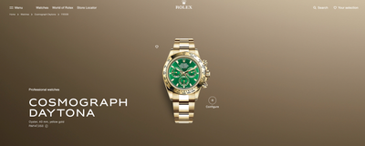 [Pre-owned] Rolex Cosmograph Daytona 116508-0013 | John Mayer Edition, Yellow Gold, Green Dial