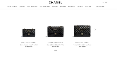 [Pra-milik] Chanel Medium Double Flap Classic Bag | Kaviar &amp; Logam Nada Perak 