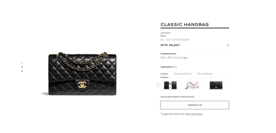 [Pre-owned] Chanel Medium Double Flap Classic Bag | Caviar & Silver-Tone Metal