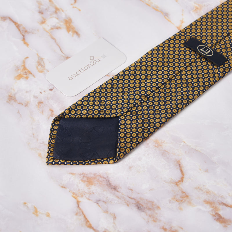 [Pre-owned] Dunhill Classic Round Repeat Neckties