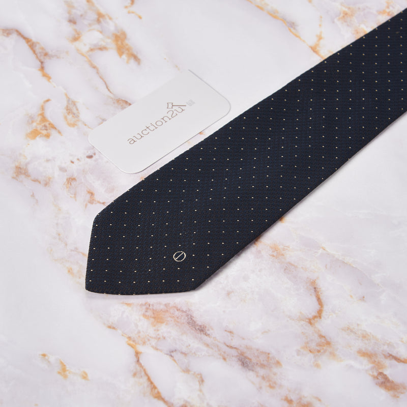 [Pre-owned] Dunhill Polka Dot in Black Neckties