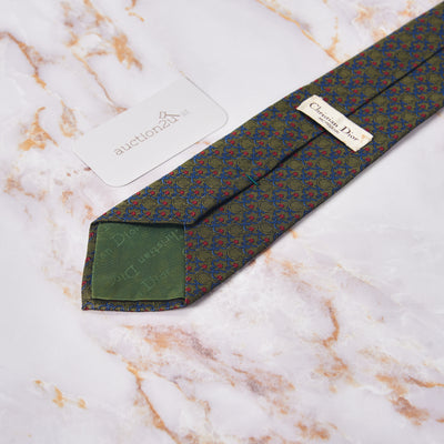 [Pra-milik] Dior Micro Shell Repeat Neckties