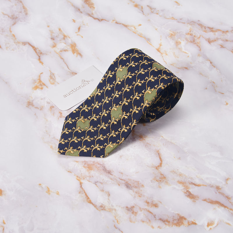 [Pra-milik] Dior Gold Motives Repeat Neckties