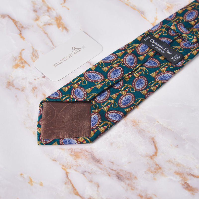 [Pra-milik] Dior Tassles Repeat Neckties
