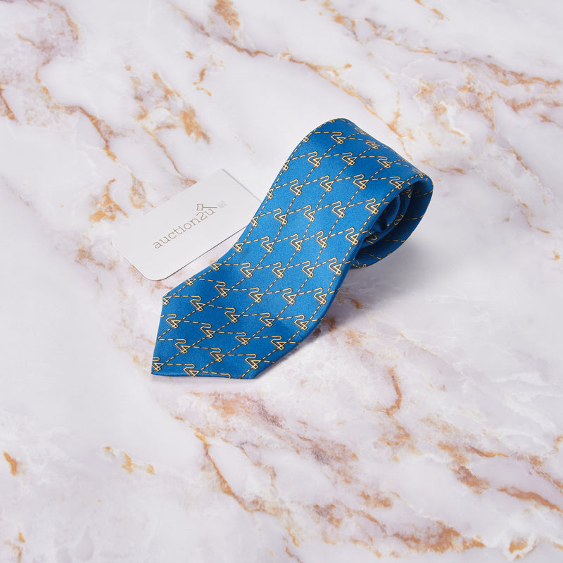 [Pre-owned] Hermes Linked Motives Neckties