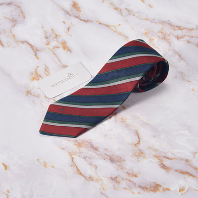 [Pre-owned] Chanel Stripe in 4 Colors Neckties