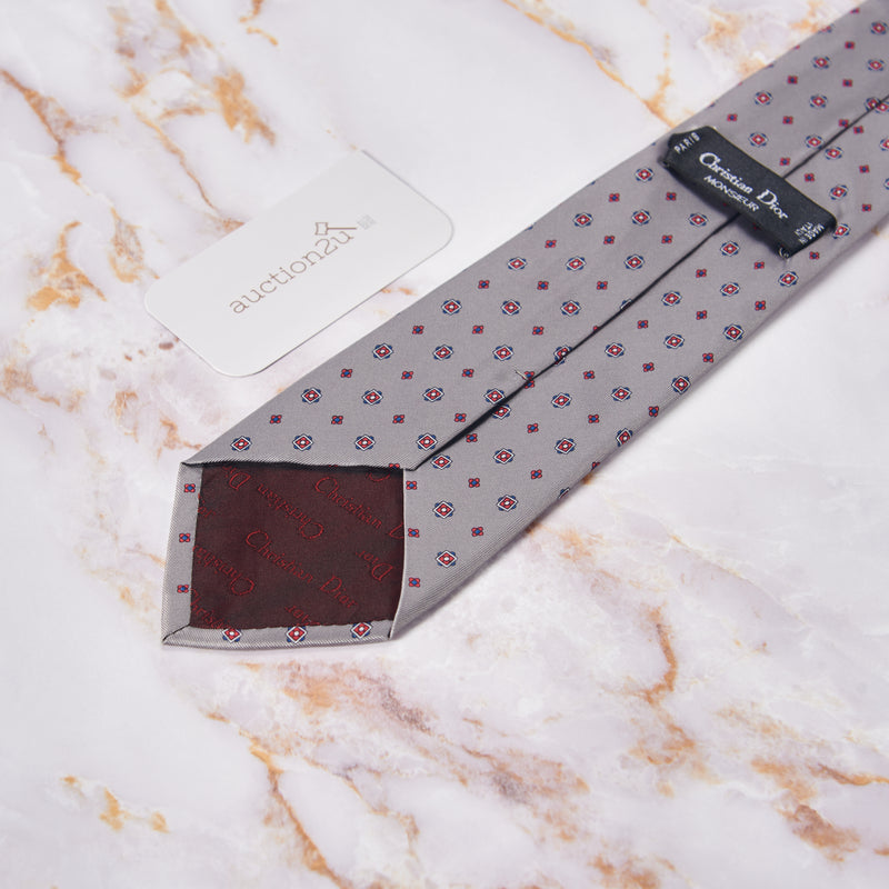 [Pre-owned] Dior Flower Repeat Neckties