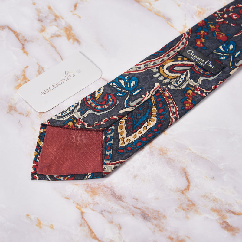 [Pre-owned] Dior Abstract Flower Neckties