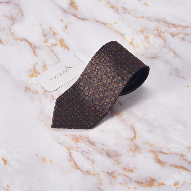 [Pre-owned] Dior Round and Square Repeat Neckties
