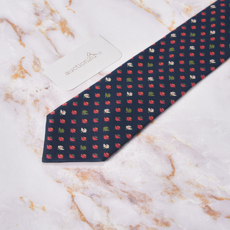 [Pra-milik] Hermes Duck Motive Neckties 
