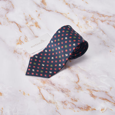 [Pra-milik] Hermes Duck Motive Neckties 